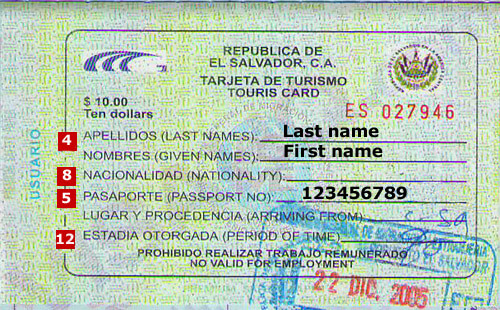 El Salvador Visa